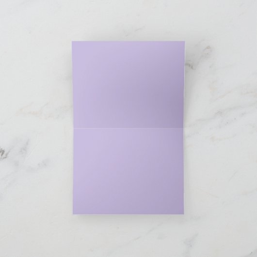 Lavendel Paarse en Mint pioenen Dank u Bedankkaart (Binnen)