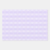 Lavendel Paarse Gingham Patroon Inpakpapier Vel (Voorkant 3)