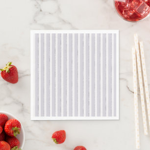 Lavendel Paarse Glitter Strepen Bruids- Servet