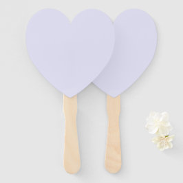 Lavendel Paarse Hartwaaier voor Elegante Gebeurten Handwaaier