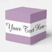 Lavendel Paarse high-end effen kleur Bedankdoosjes (Achterkant)