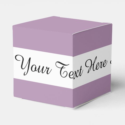 Lavendel Paarse high-end effen kleur Bedankdoosjes (Achterkant)