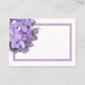 Lavendel Paarse Hortensia Plaatskaartjes (Voorkant)