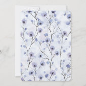 Lavendel Paarse Ice Cream Cones Bloemen Verjaardag Kaart (Achterkant)