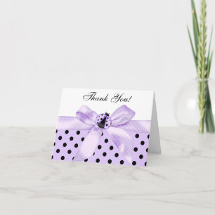 Lavendel Paarse Lieveheersbeestje Bedankt Kaarten