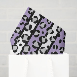 Lavendel Paarse luipaard vet print tissue papier