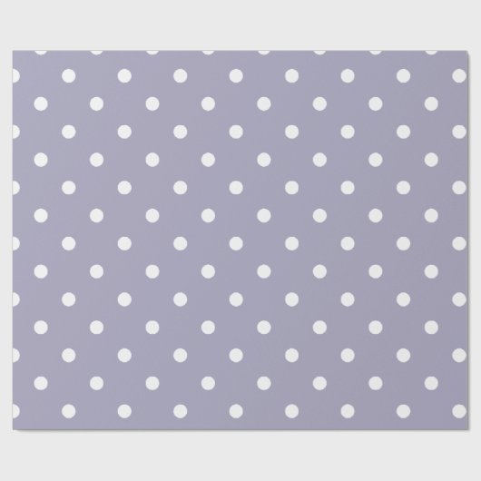 Lavendel Paarse met Polka Dots Cadeaupapier (Vlak)