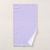 Lavendel Paarse Moderne Script Meisjesachtig Monog Bad Handdoek (Handdoek)