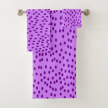 Lavendel Paarse polka stippen
