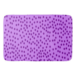 Lavendel Paarse polka stippen Badmat