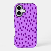 Lavendel Paarse polka stippen