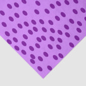 Lavendel Paarse polka stippen Tissuepapier (Detail)