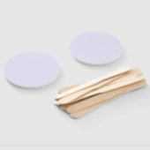 Lavendel Paarse Ronde Waier voor Elegante Gebeurte Handwaaier (Niet-gemonteerd)