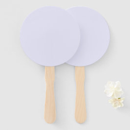 Lavendel Paarse Ronde Waier voor Elegante Gebeurte Handwaaier