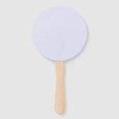 Lavendel Paarse Ronde Waier voor Elegante Gebeurte Handwaaier (Voorkant)