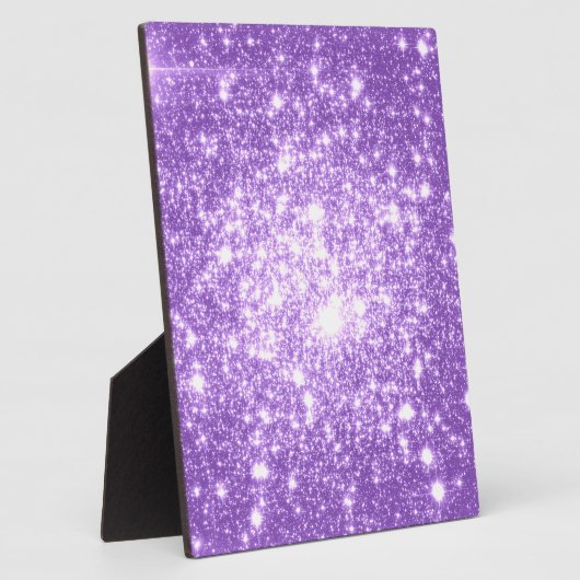 Lavendel Paarse sterren Fotoplaat (Zijkant)