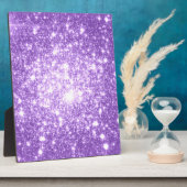 Lavendel Paarse sterren Fotoplaat (Zijkant)