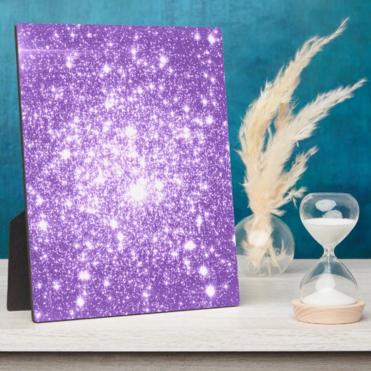 Lavendel Paarse sterren Fotoplaat (Zijkant)