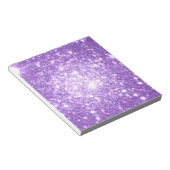 Lavendel Paarse Sterren Notitieblok (Schuin)