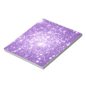 Lavendel Paarse Sterren Notitieblok (Linkerzijde)