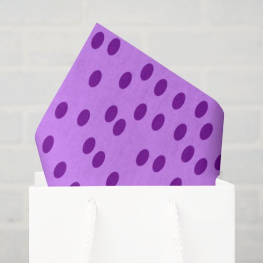 Lavendel Paarse Stippen Tissuepapier (Cadeauzakje)