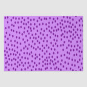 Lavendel Paarse Stippen Tissuepapier (Voorkant)