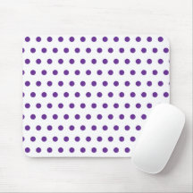 Lavendel Paarse Stippenpatroon Wit