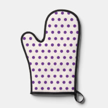Lavendel Paarse Stippenpatroon Wit