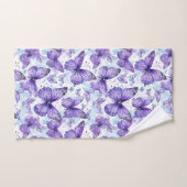 Lavendel Paarse vlinder patroon Bad Handdoek (Handdoek)