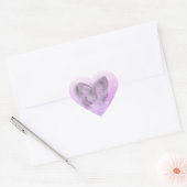 Lavendel Paarse vlinder Stickers (Envelop)