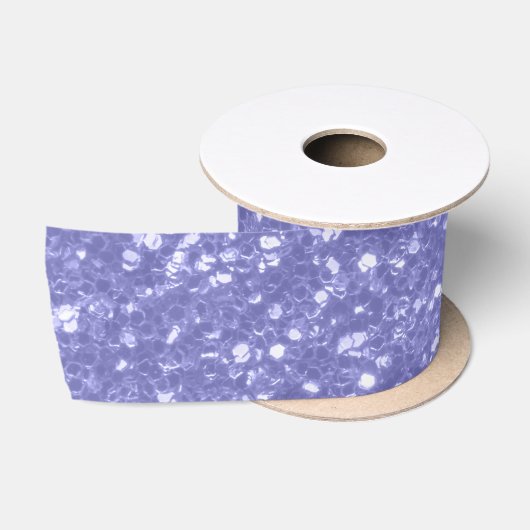Lavendel paarse vonken glitters glans satijnen lint (Spoel)