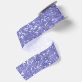 Lavendel paarse vonken glitters glans satijnen lint (Achterkant)
