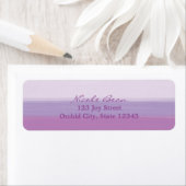 Lavendel Paarse Waterverf Bruiloft Adresetiketten Etiket (Insitu)