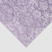 Lavendel Paarse zacht verontruste Damask Pattern Tissuepapier (Detail)