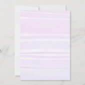 Lavendel Paasbrunch & Egg Hunt Bunny Kaart (Achterkant)