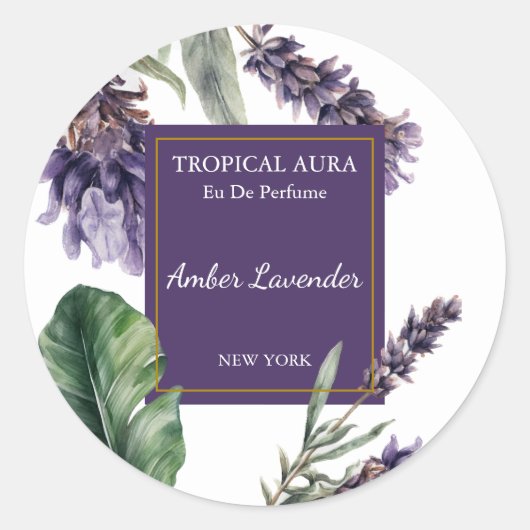 Lavendel Parfum Label (Voorkant)