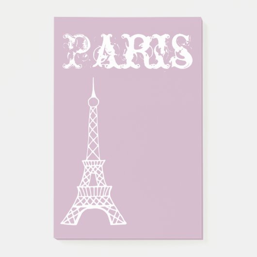 Lavendel Parijs Post It Notities Post-it® Notes (Voorkant)