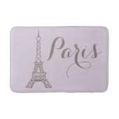 Lavendel Paris Eiffeltoren Bath Mat (Voorkant)