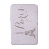 Lavendel Paris Eiffeltoren Bath Mat (Voorkant Verticaal)