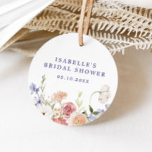 Lavendel Pastel Lente Bloemachtige Bruiloftsborrel
