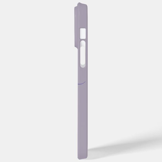 Lavendel Pastel Script Monogram Aangepaste Naam Case-Mate iPhone Case (Achterkant / Links)