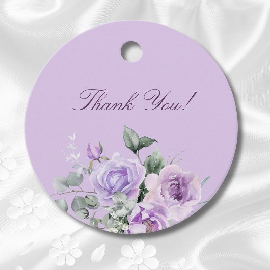 Lavendel Peony Vrijgezellenfeest Bedankt Bedankjes Labels