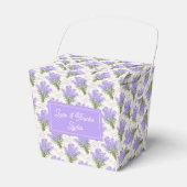 Lavendel Persoonlijk gemaakt Bedankdoosjes (Voorkant Zijde)