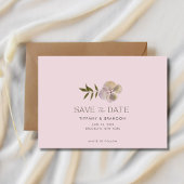 Lavendel Photo Garden Wedding Bewaar de datum Save The Date