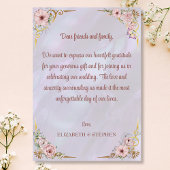  lavendel pioen bedankje bedankkaart