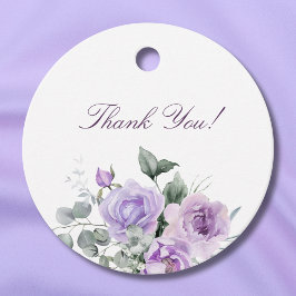 Lavendel Pioen Bruidsaangifte Bedankt Bedankjes Labels
