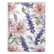 Lavendel Pioen Waterverf Bloem Tuin