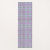 Lavendel Plaid Harmonie  Yogamat (Voorkant)