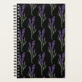 Lavendel Planner - Zwart Patroon