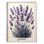 Lavendel Plant Bloemen Kruidenjournaal Notitieboek (Voorkant)